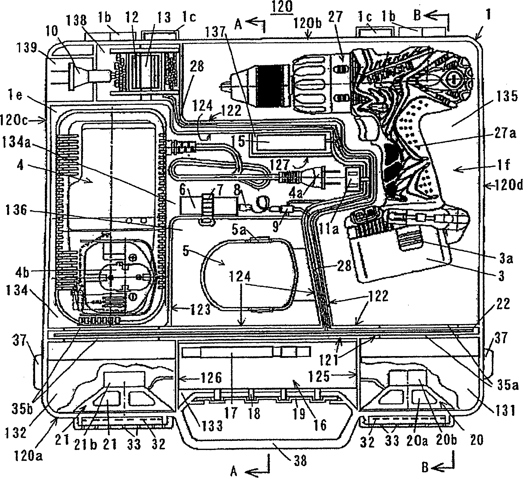 Tool storage case