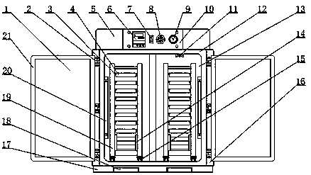 High-efficiency food drying box