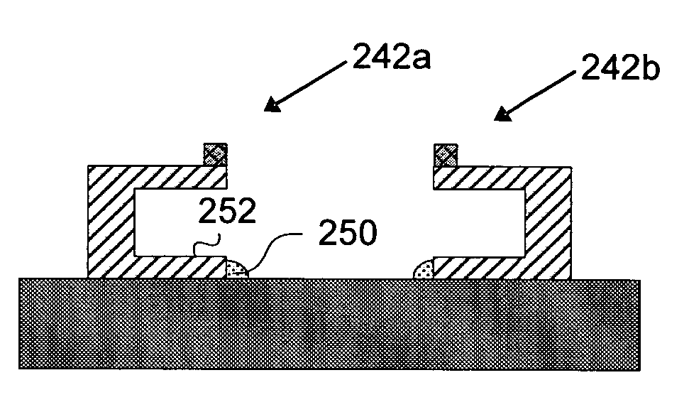 Cantilever microprobes for contacting electronic components and methods for making such probes