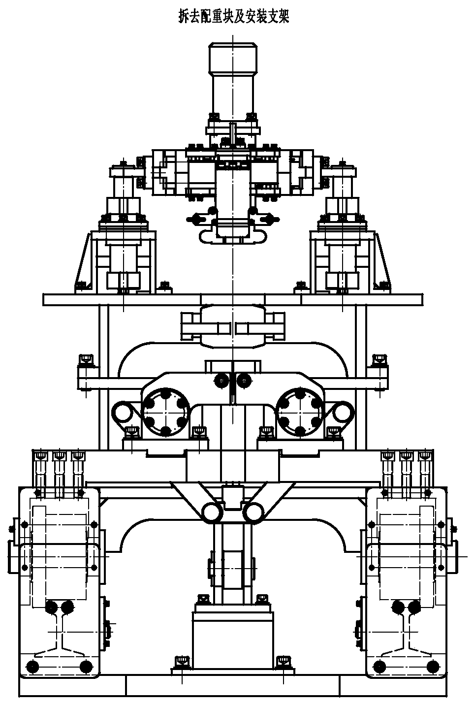 Pumping rod power clamp device