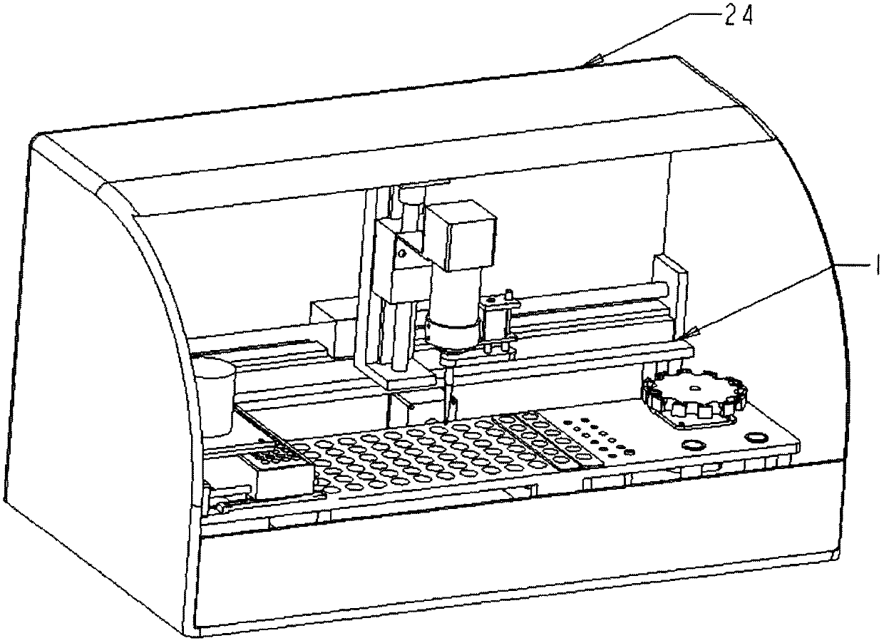 Small full-automatic time-resolved fluorescence immunity analyzer