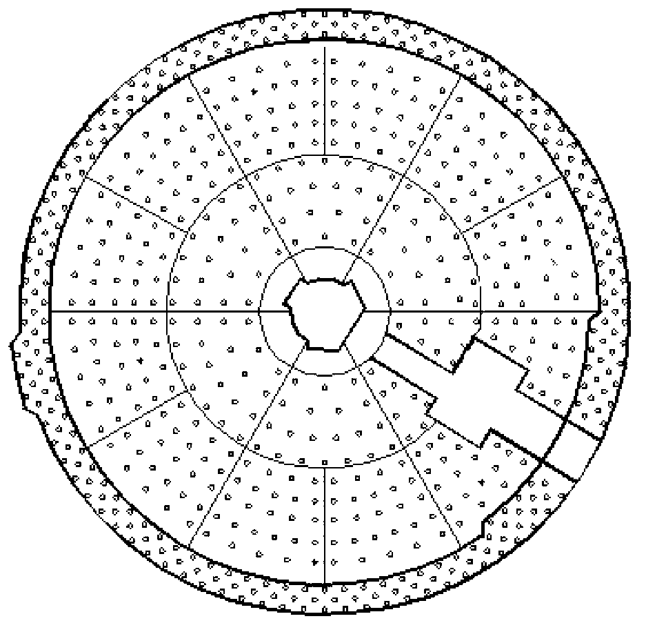 Connecting structure of circular coal bunker coal retaining wall and coal piling area raft foundation and construction method thereof