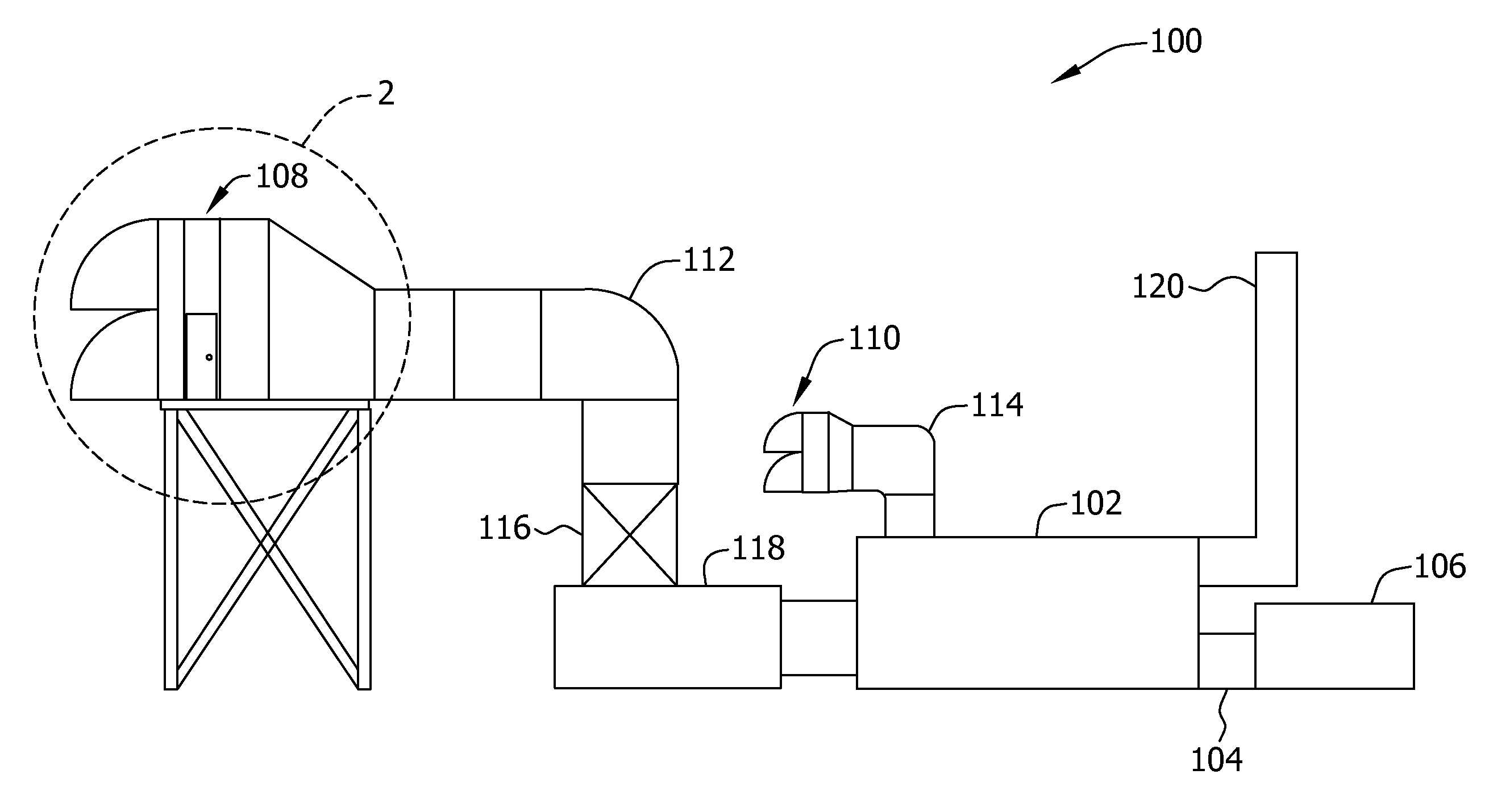 Moisture separation system and method of assembling the same