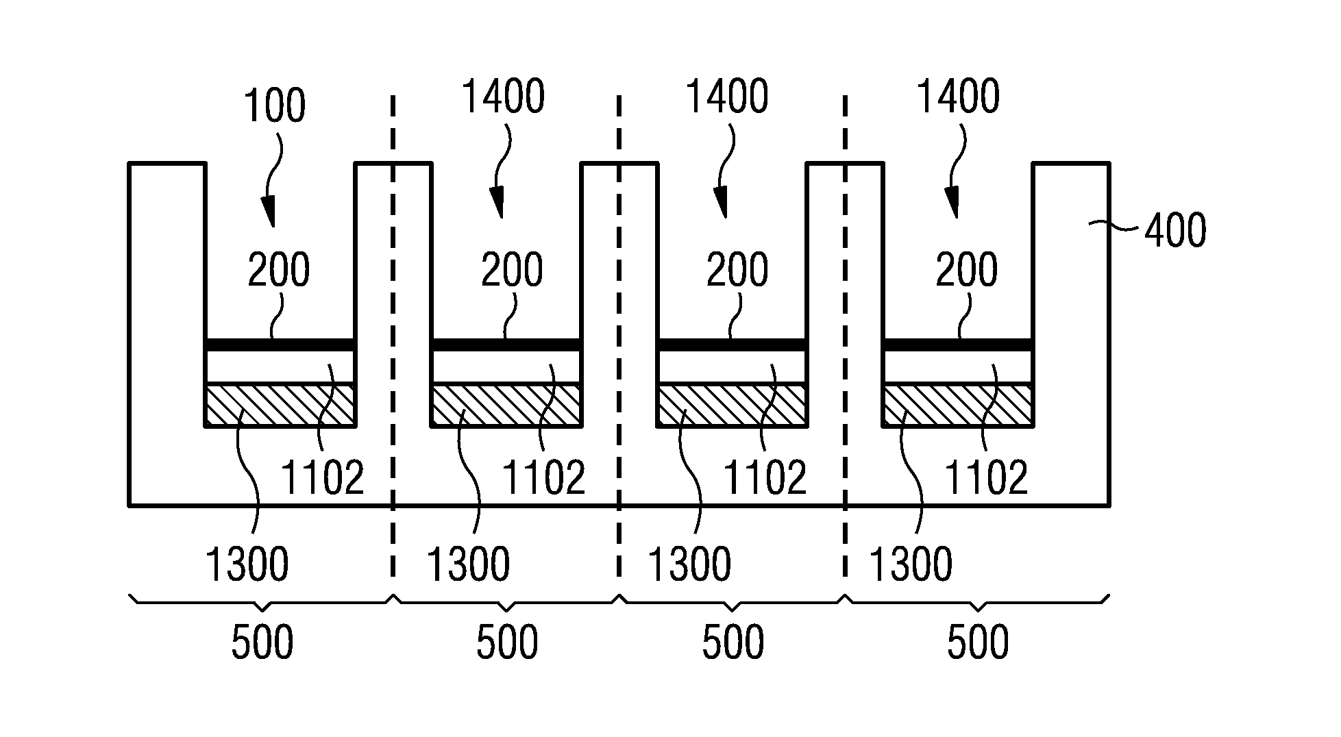 Thinning in package using separation structure as stop