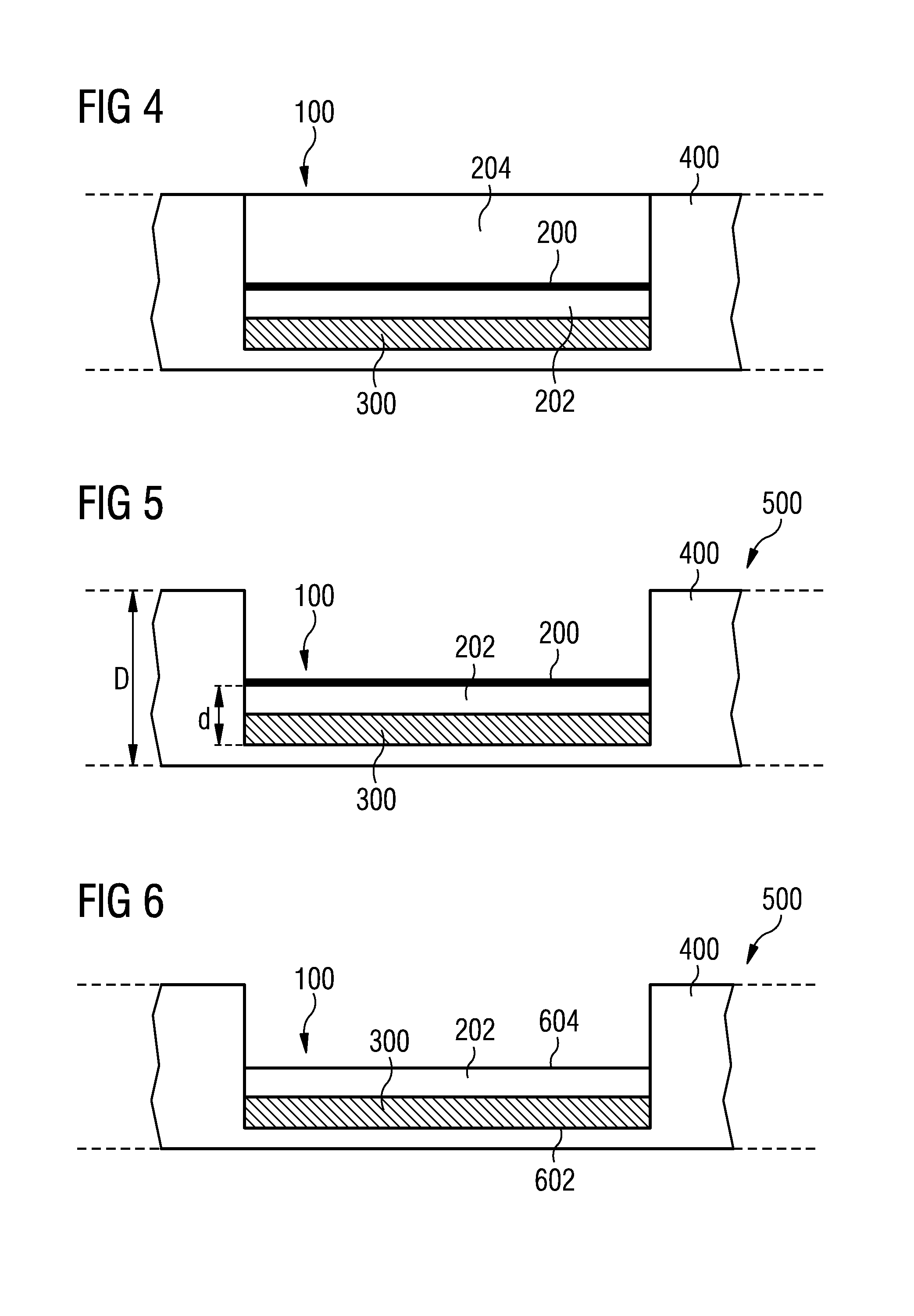 Thinning in package using separation structure as stop