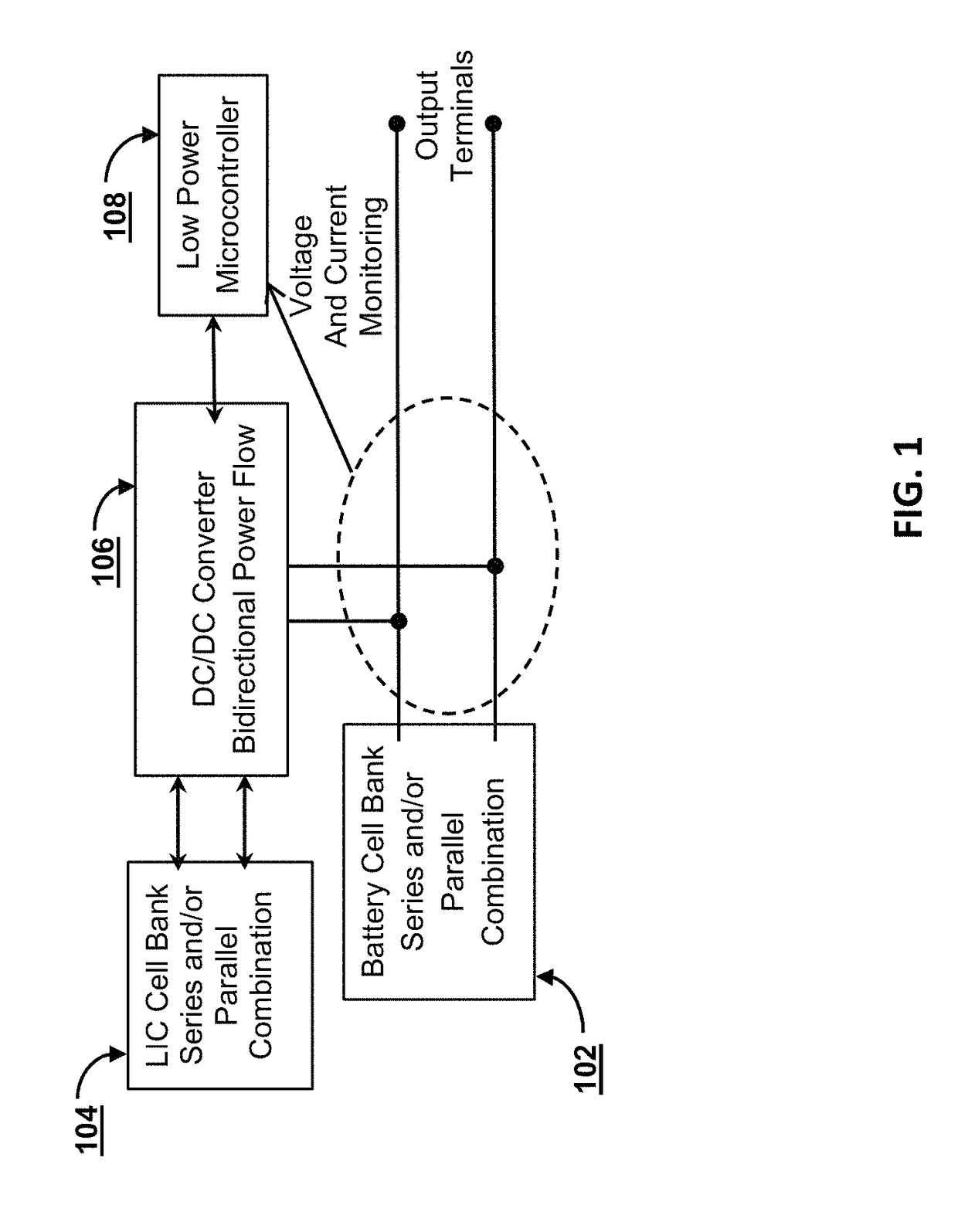 For hybrid super-capacitor / battery systems in pulsed power applications