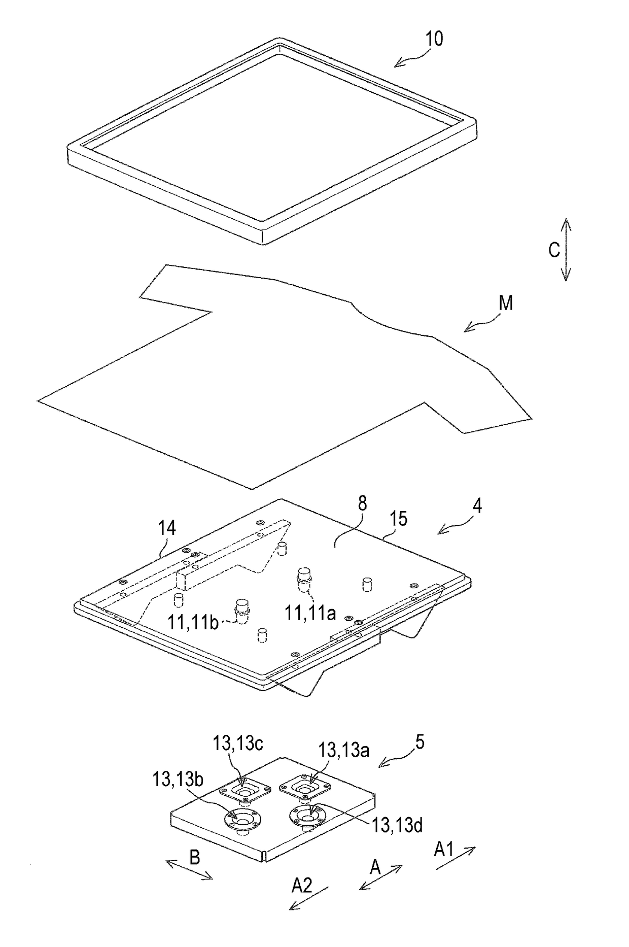 Printing apparatus and medium support method