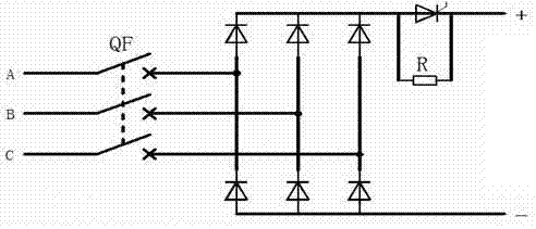 Intelligent temperature control device of mold pressing platform variable-frequency power source