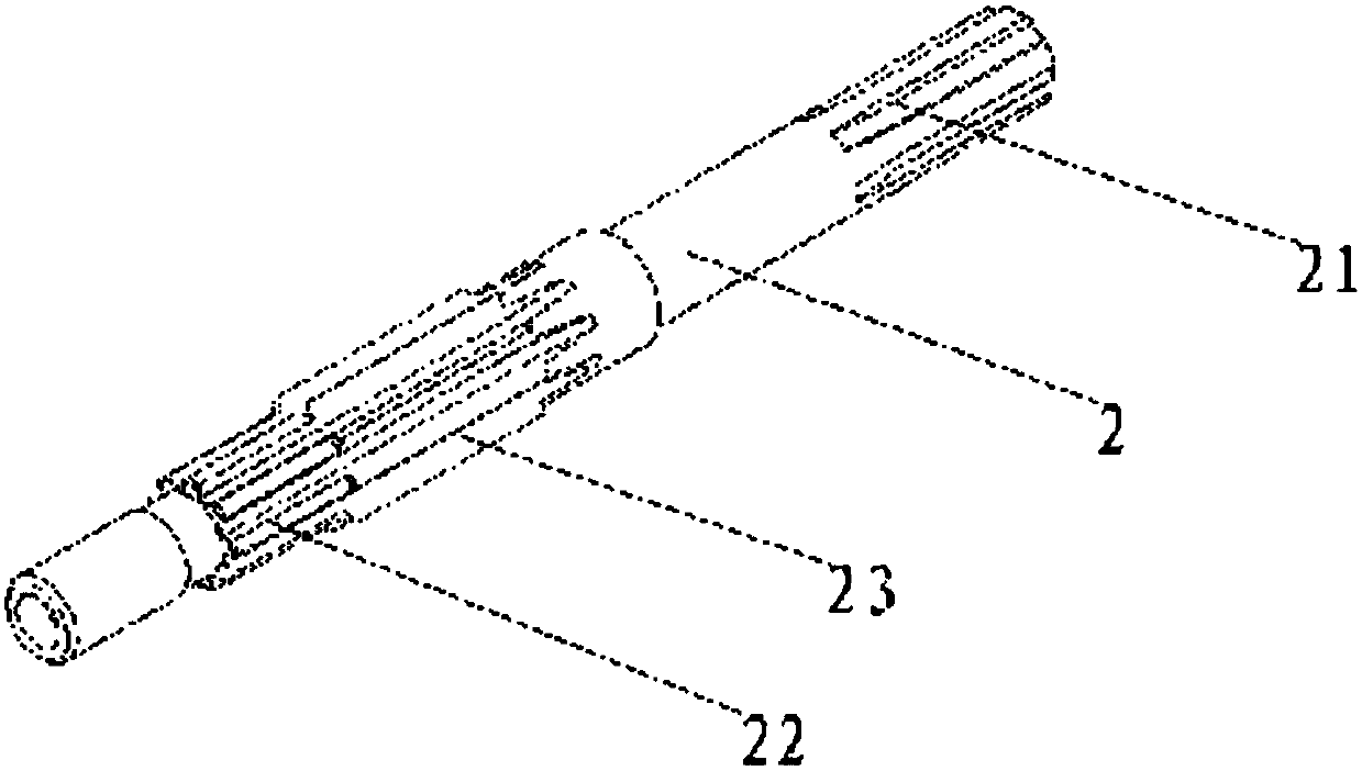 Mini-tiller shifting speed changing mechanism and mini-tiller comprising same