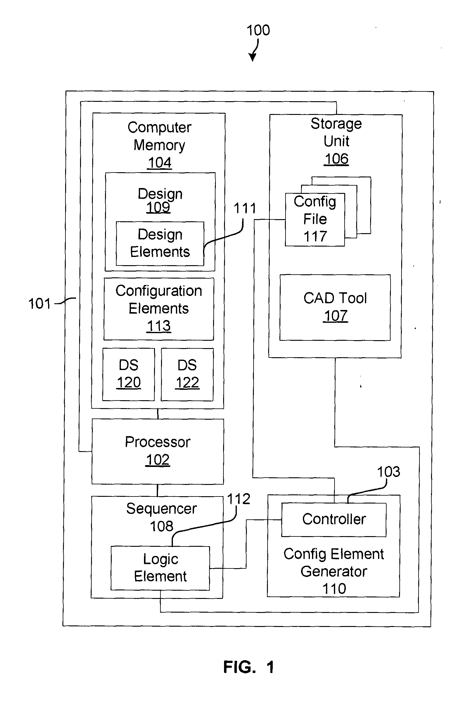 System and method analyzing design elements in computer aided design tools