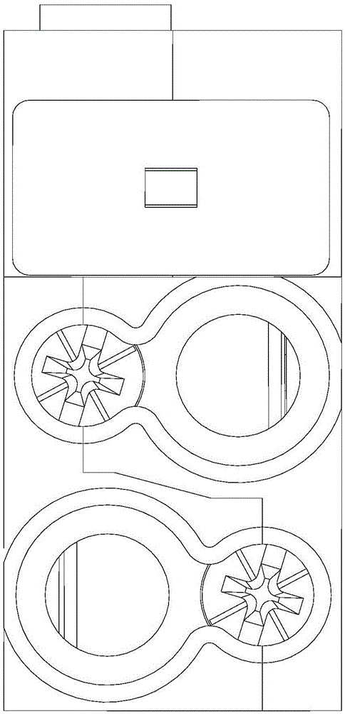 Plug-in type miniature circuit breaker housing installation structure