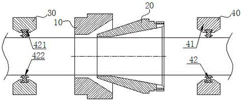 Cable insulation extrusion process capable of realizing automatic regulation of concentricity