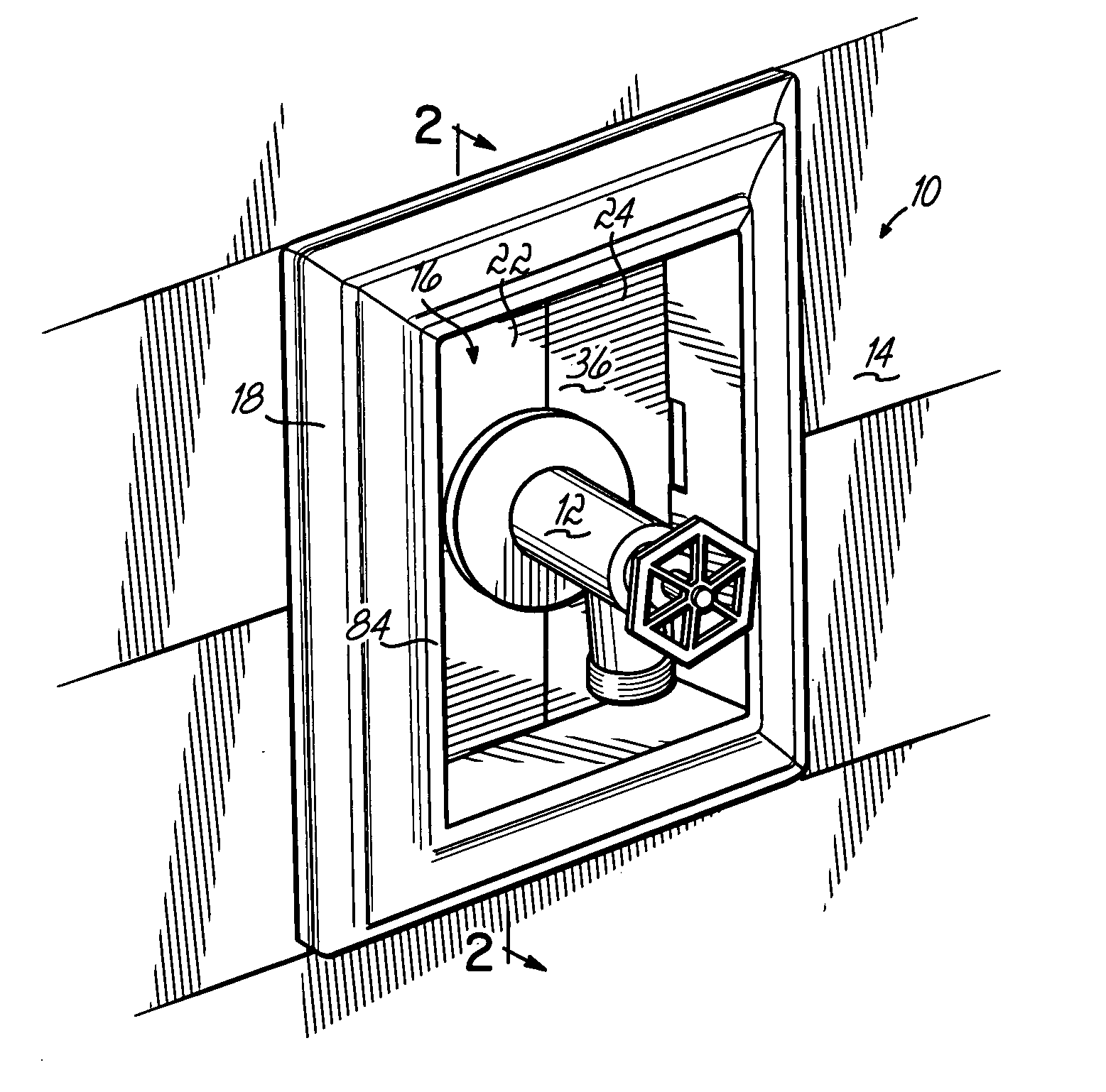 Trim for hose faucet