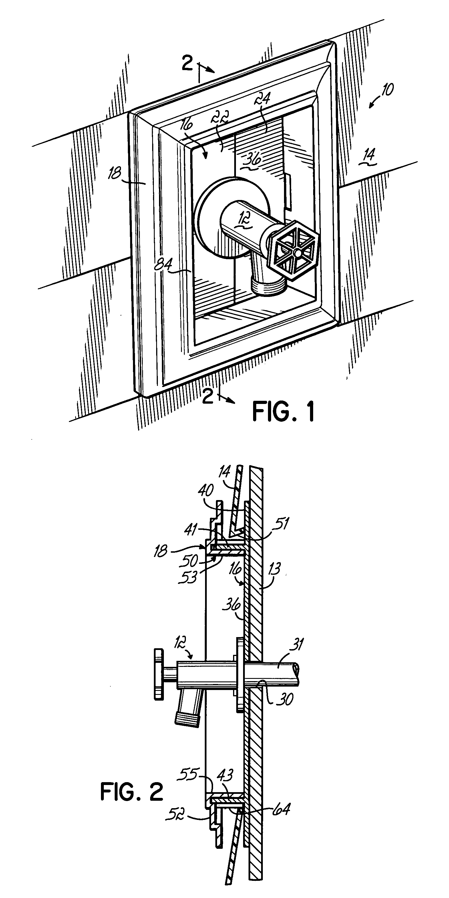 Trim for hose faucet