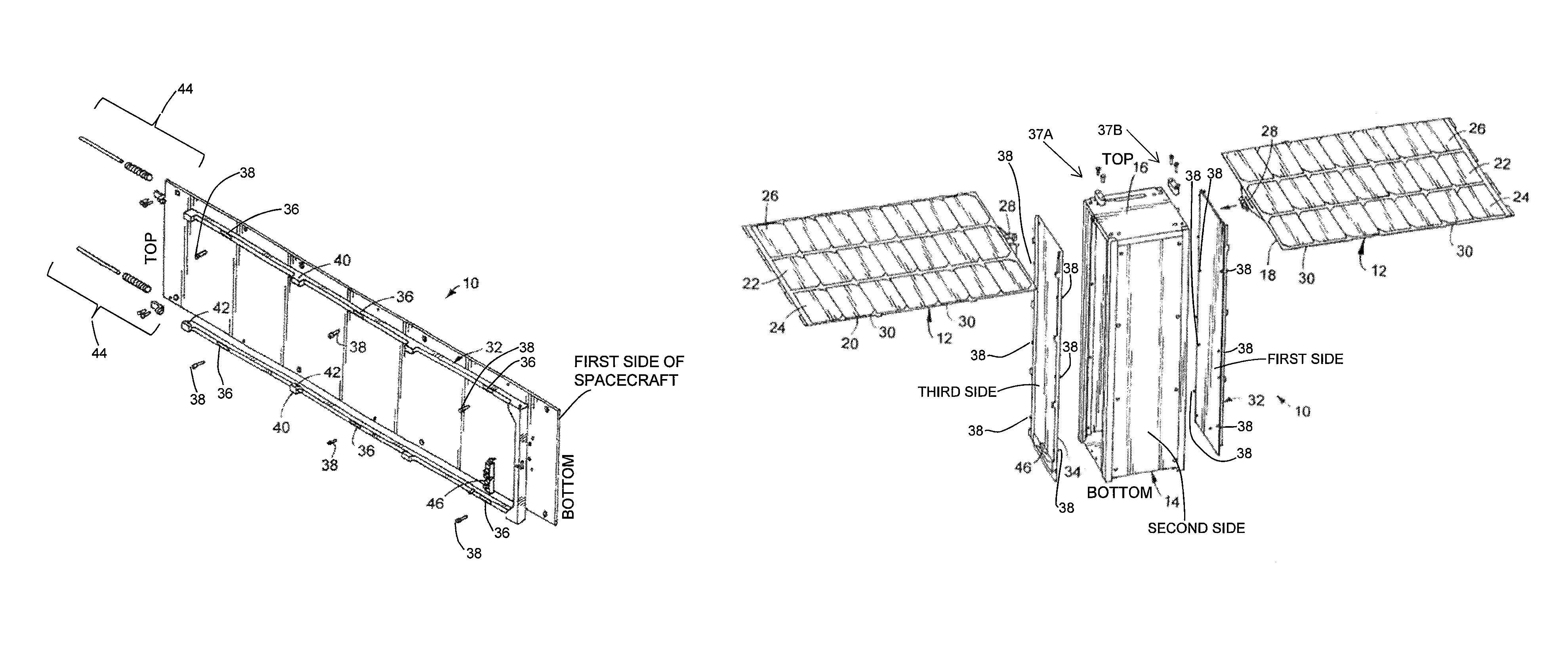 Deployable and tracked solar array mechanism for nano-satellites