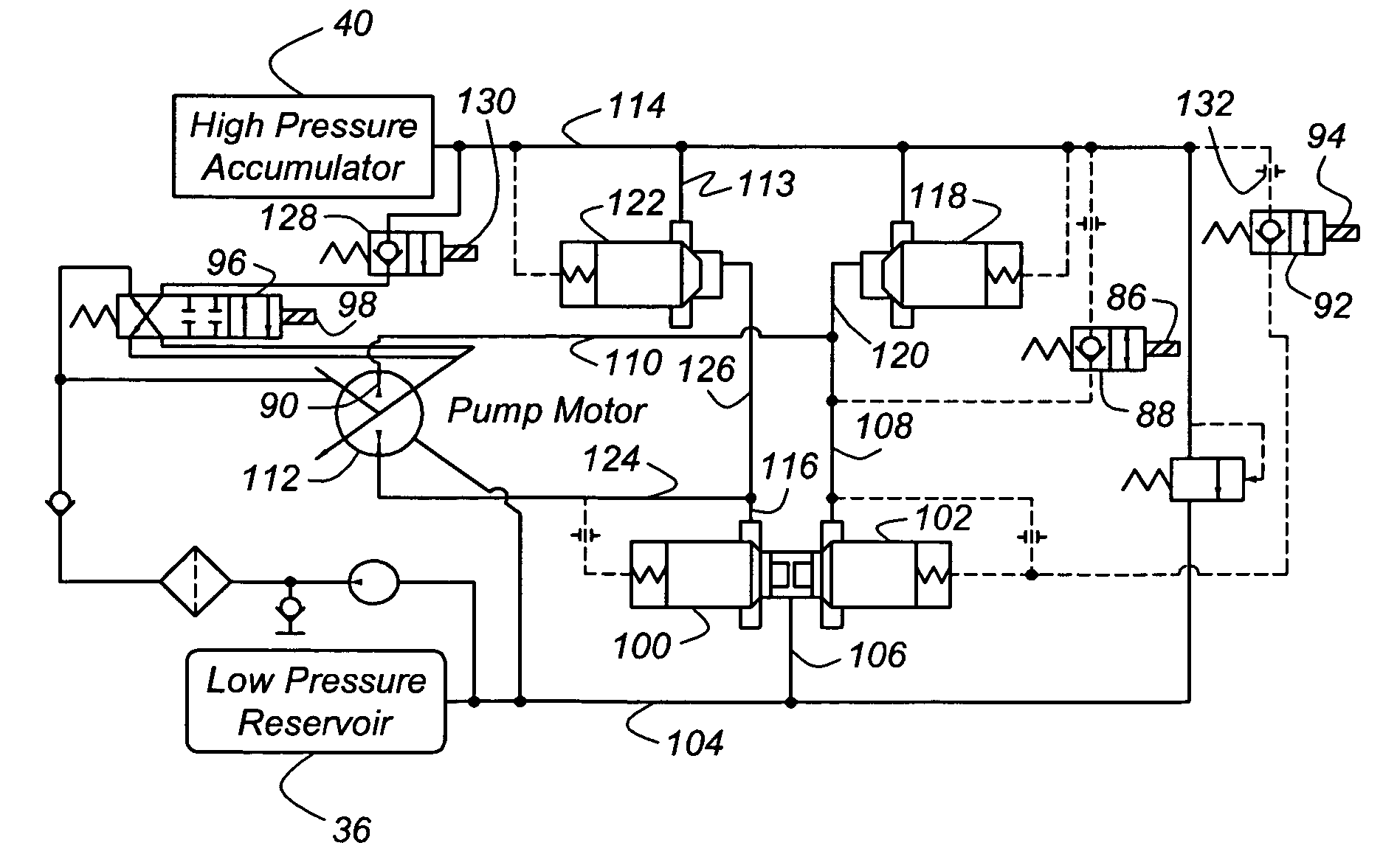 Pump/motor operating mode switching control for hydraulic hybrid vehicle