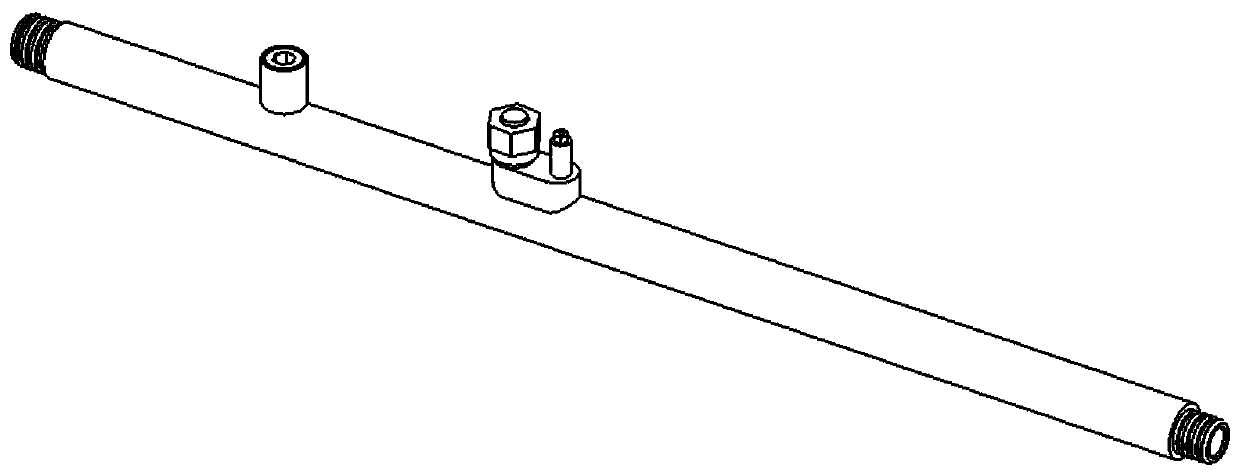 Underground multiphase flow vortex shedding flowmeter