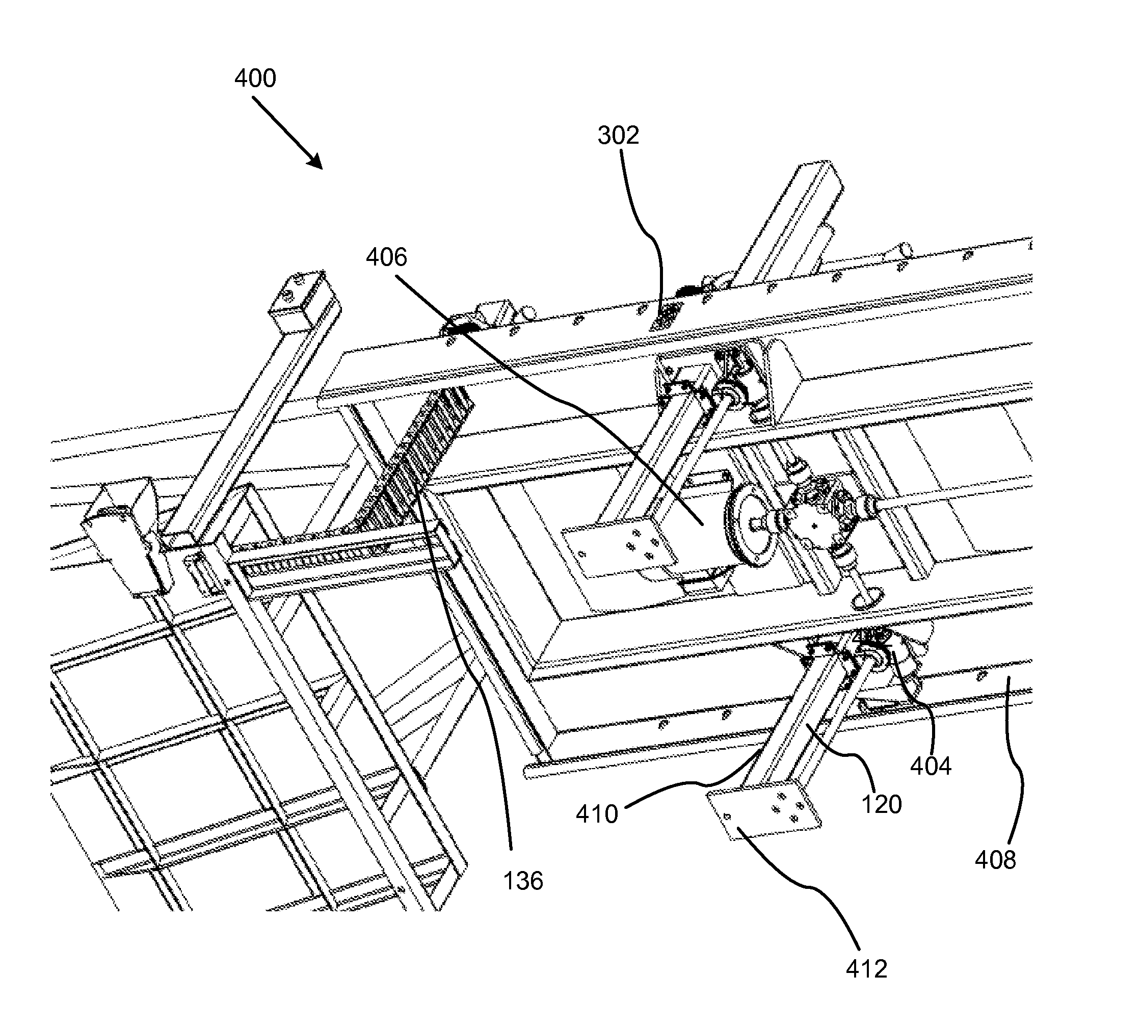 Aircraft maintenance platform for aircraft tire servicing