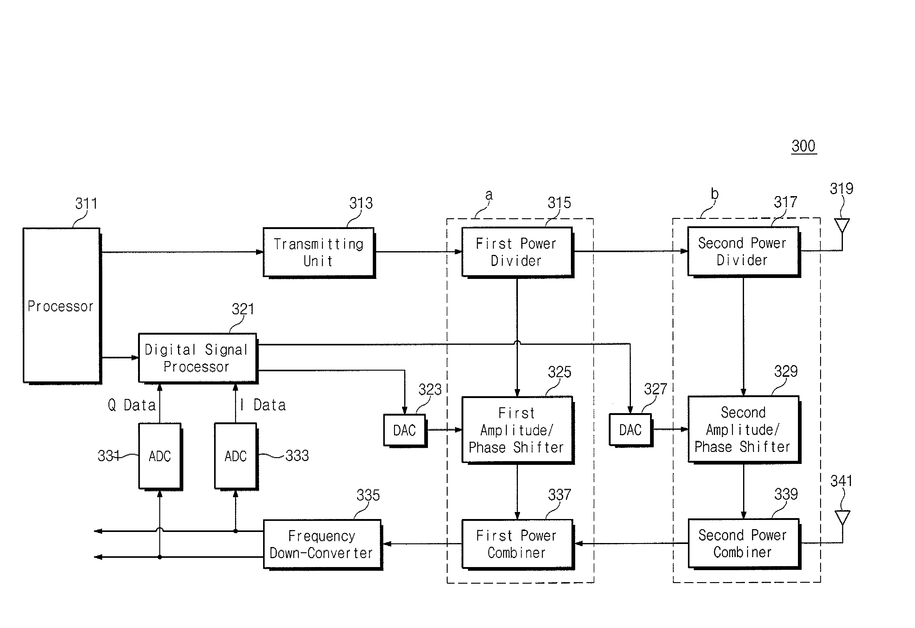 RFID reader and method for suppressing transmission leakage signal thereof