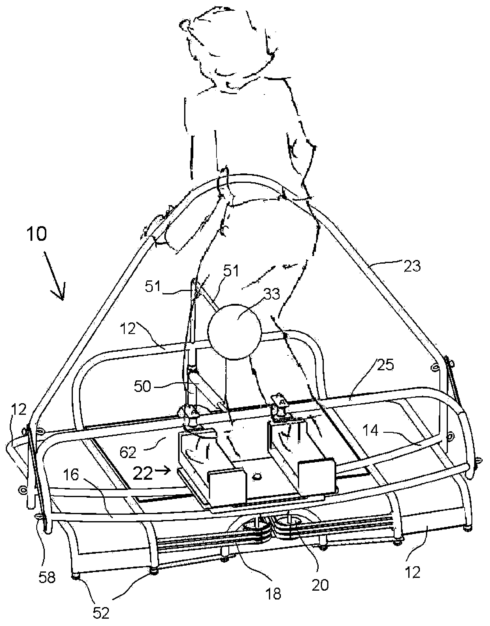 Simulated Ski Motion Machine