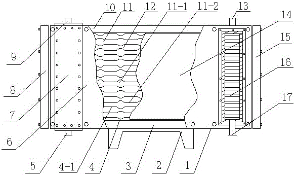 Wide-channel plate heat exchanger