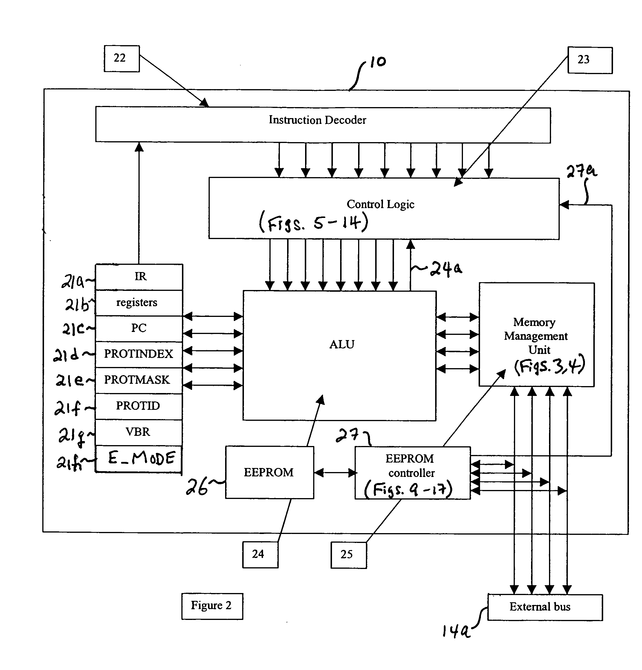 Processor for virtual machines and method therefor