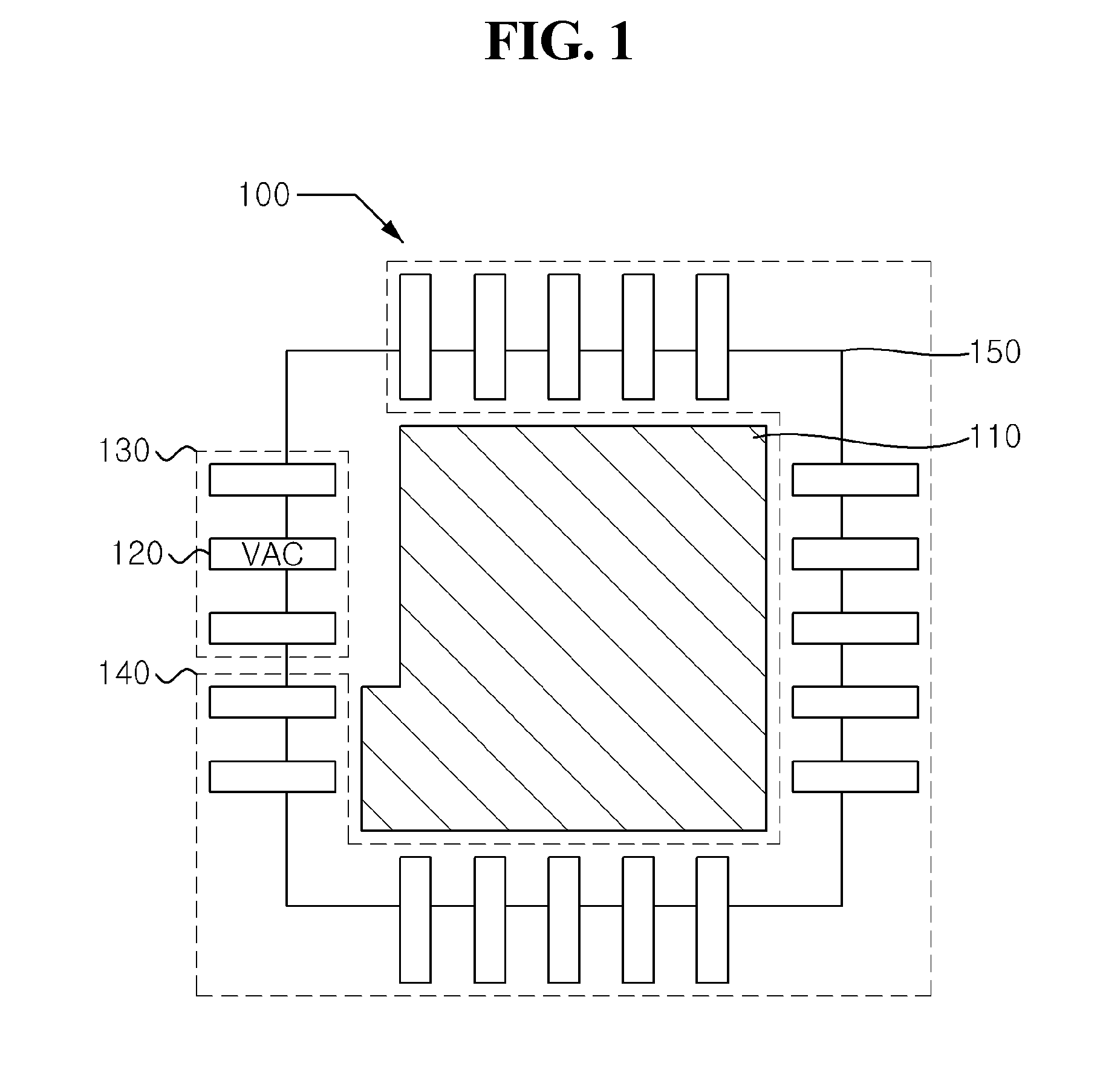 Substrates and integrated circuit chip with improved pattern