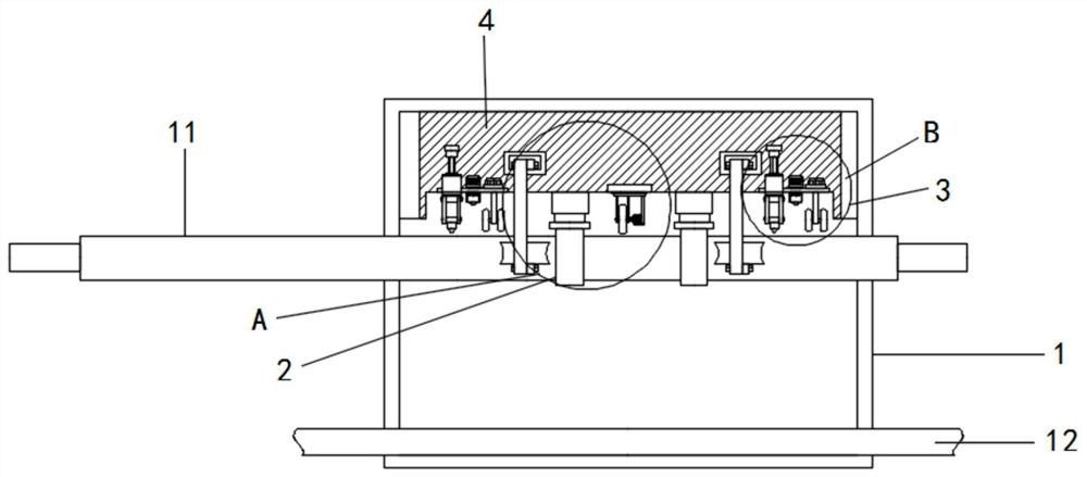 A kind of PU alloy furnace roller production device and its production process