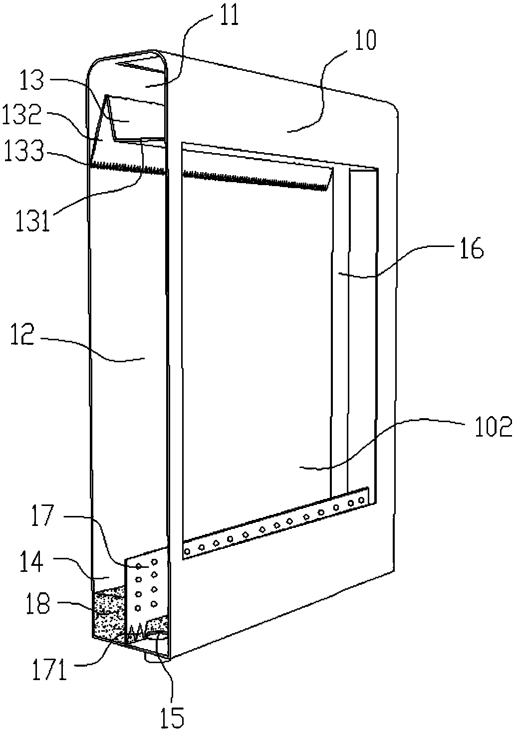 A water circulation humidifier installed on the radiator