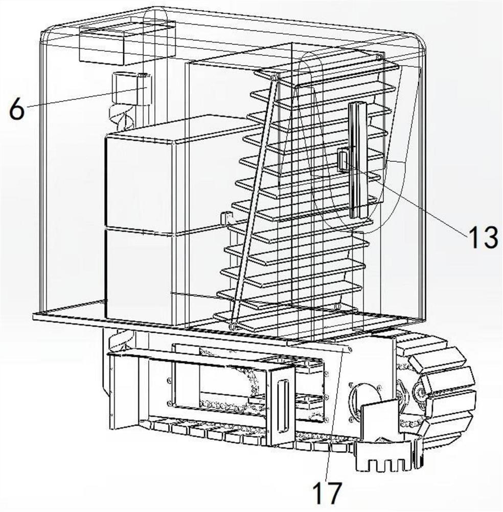 Crawler-type desert tree planting machine