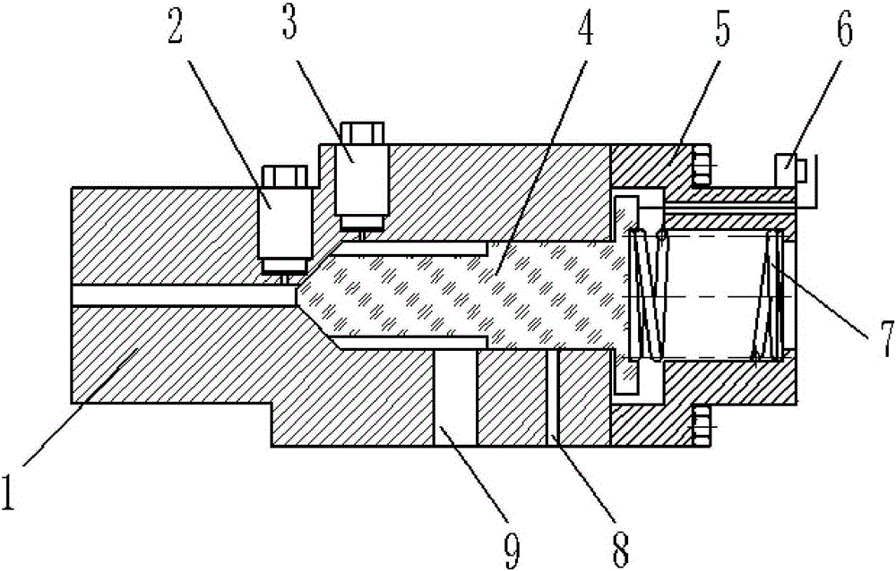 Cone valve type dynamic visualization achieving device and method for high-pressure fuel oil system of diesel engine