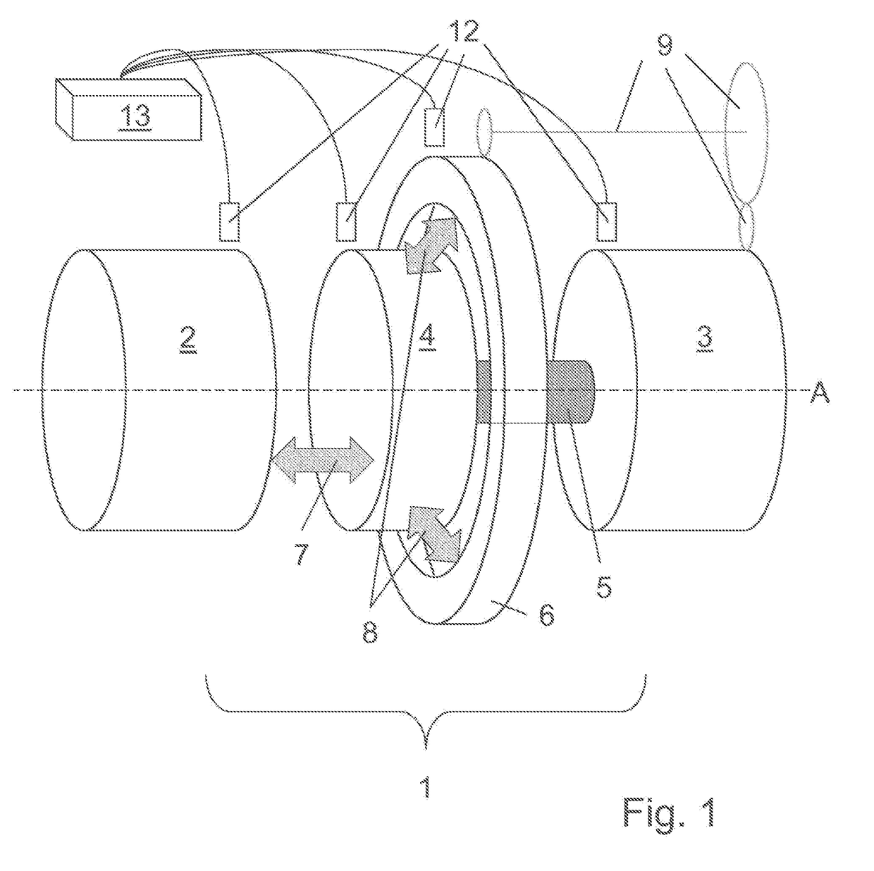 Transmission with a torsion spring and method for operating  a transmission