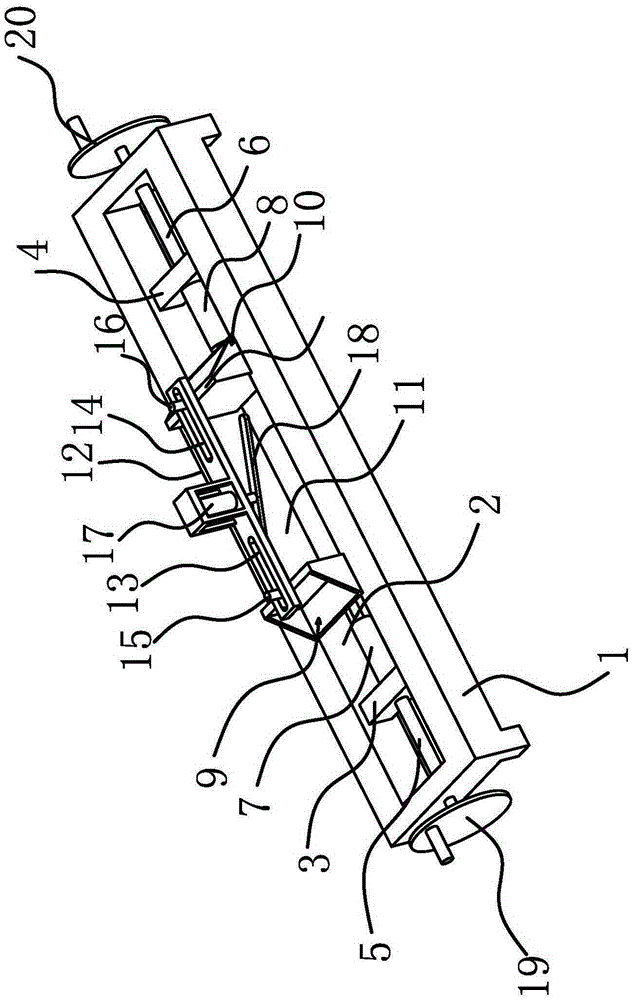 A steel pipe cutting machine