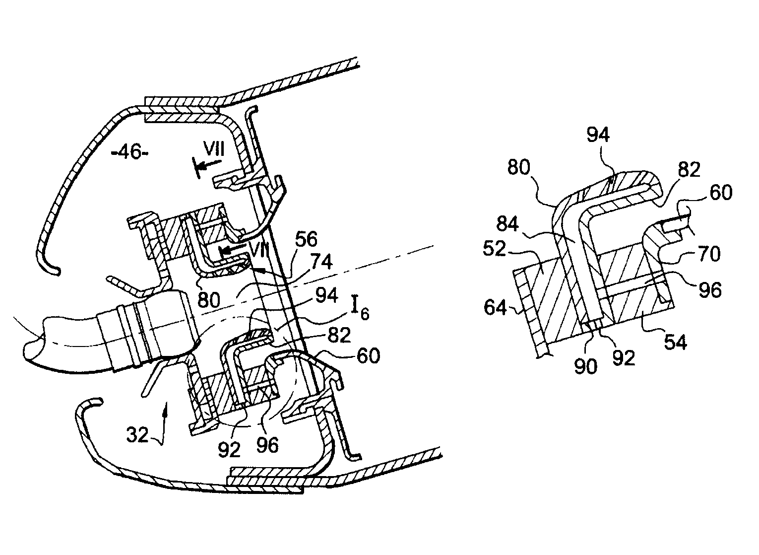 System for injecting a mixture of air and fuel into a turbomachine combustion chamber