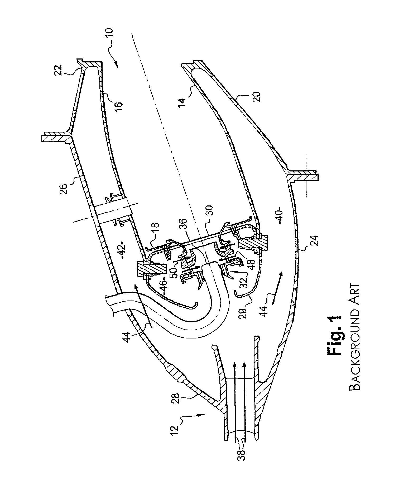 System for injecting a mixture of air and fuel into a turbomachine combustion chamber