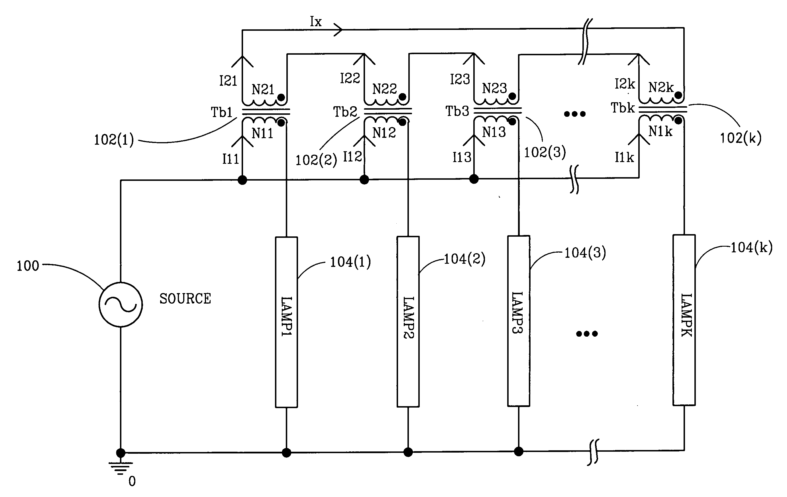 Balancing transformers for ring balancer