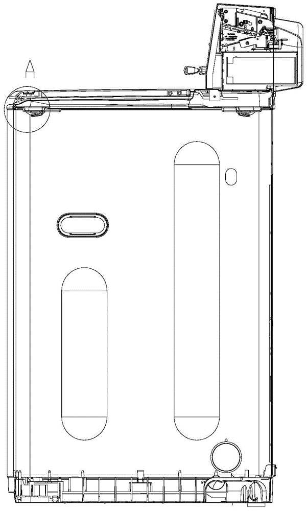 Mounting structure of control disc seat of washing machine and washing machine