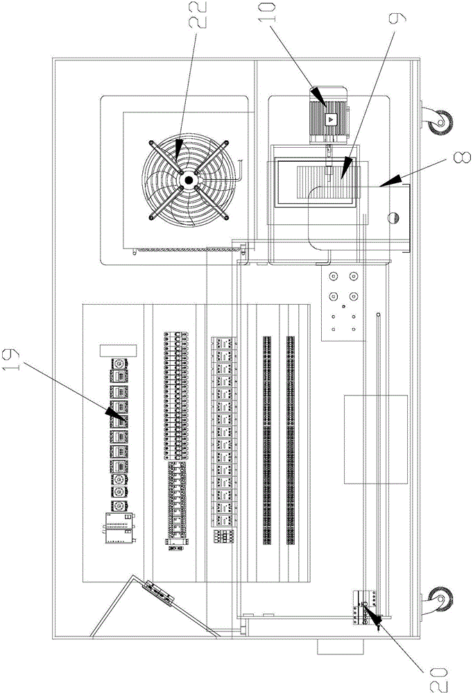 Combined salt-spray corrosion test box