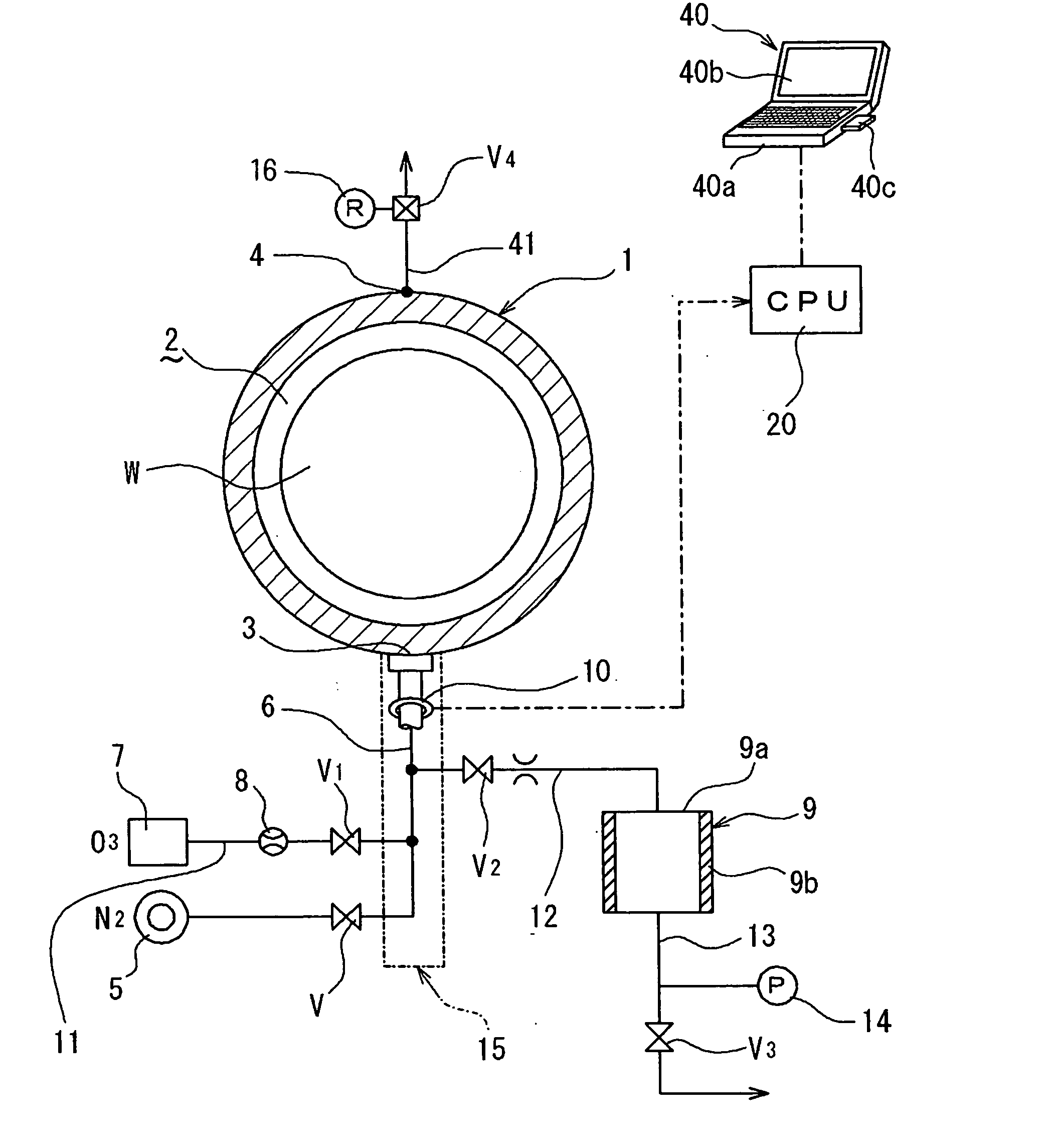 Processing-fluid flow measuring method