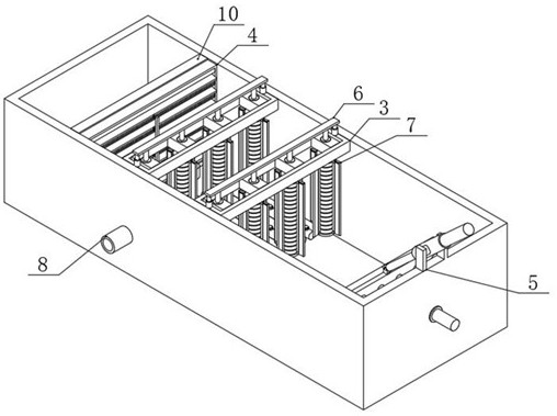 Circulating wastewater treatment device