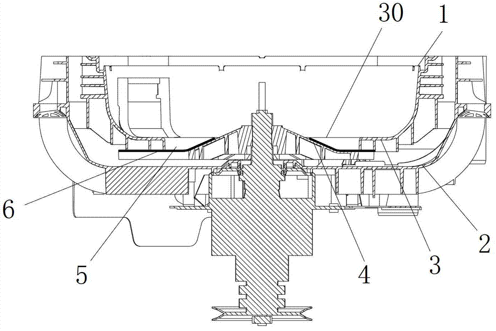 Inner barrel structure of washing machine and washing machine with inner barrel