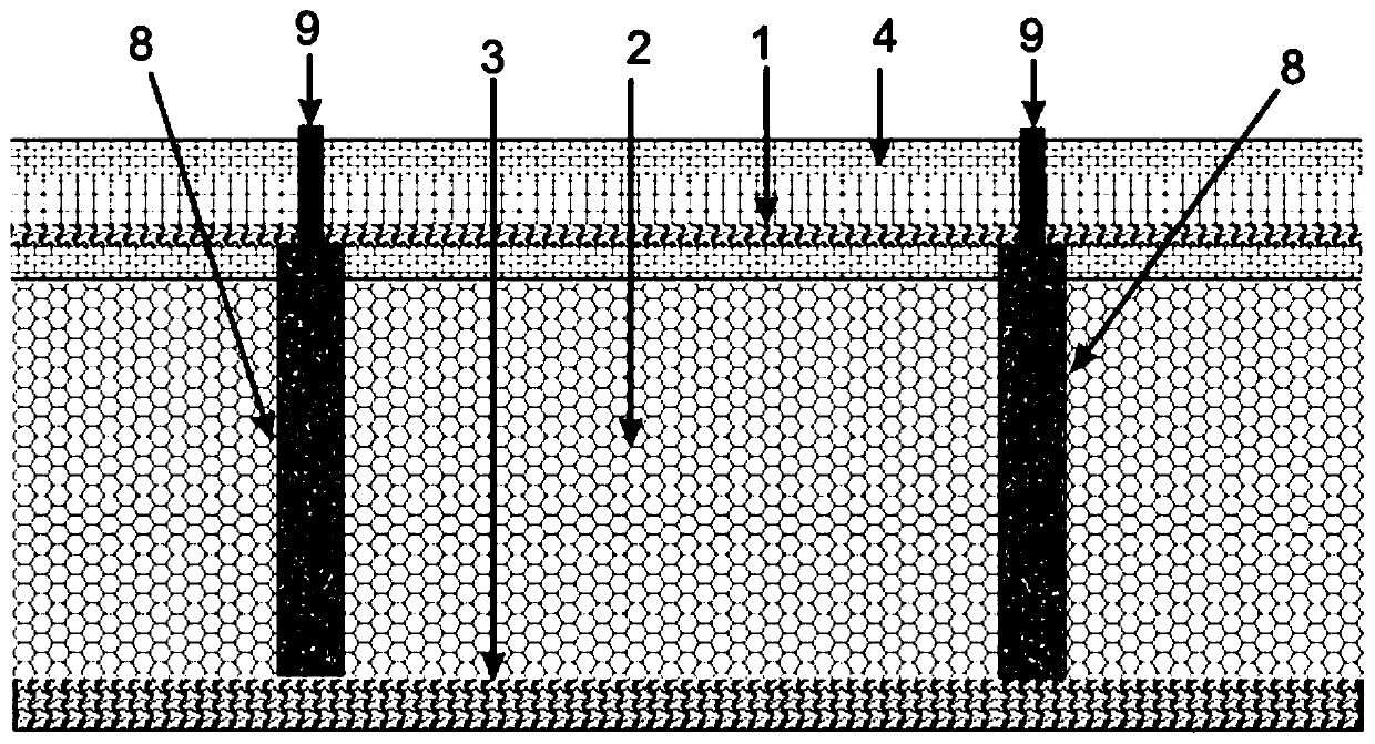 Closed underground brine mining system and construction method thereof