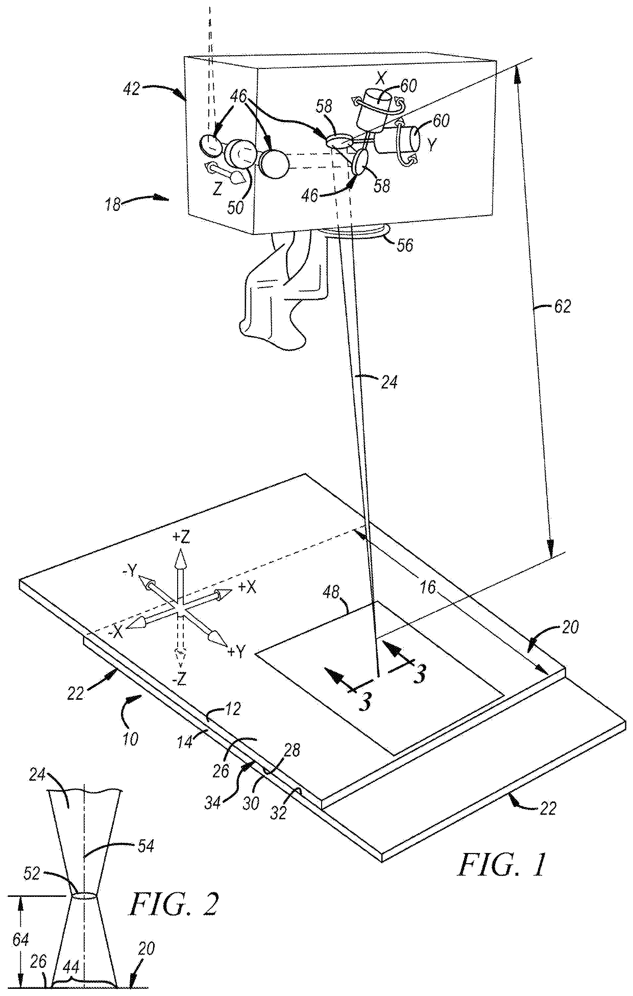 Method for laser welding metal workpieces using a combination of weld paths