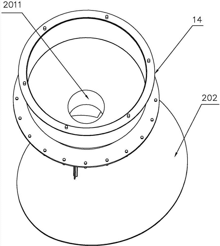 Novel mixing distributor for kiln