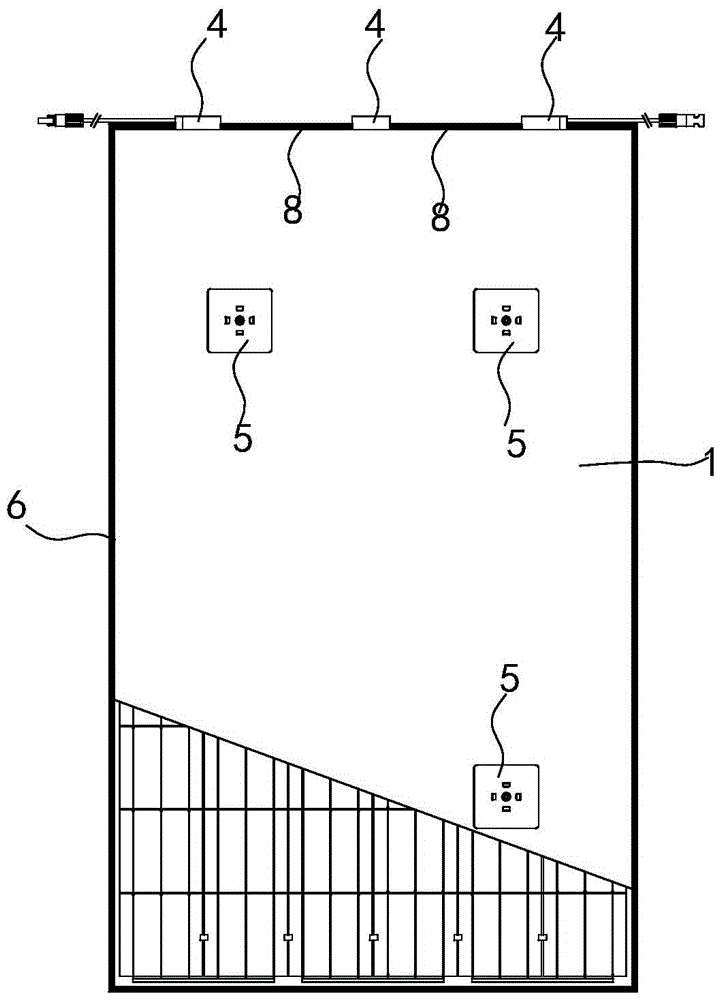 Double glass photovoltaic cell module