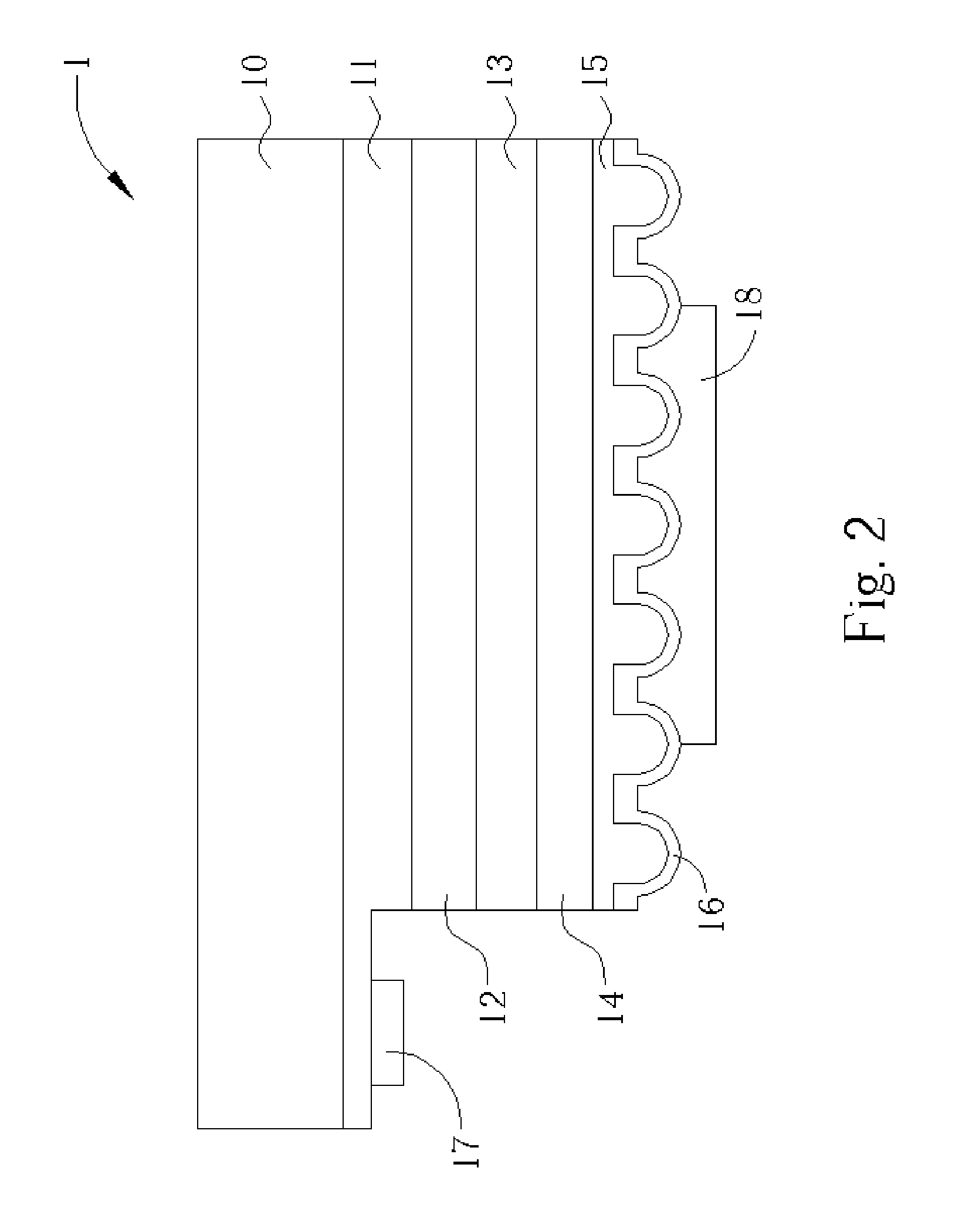 Flip-chip light-emitting device with micro-reflector