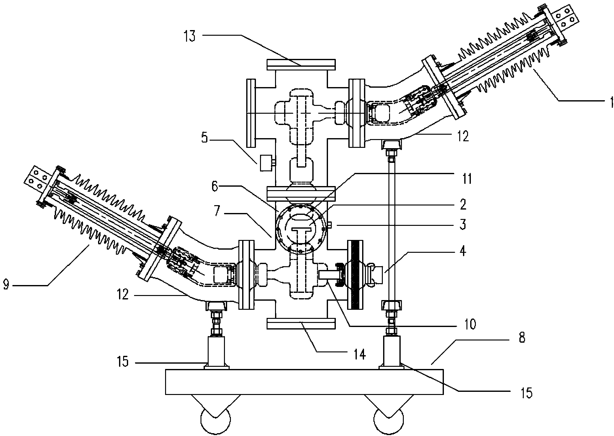 Method for detecting impact of SF6 gas states on insulation materials