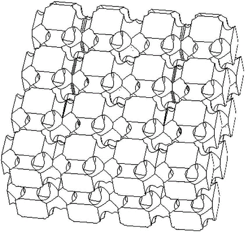 Foam aluminum with three-dimensional (3D) space ordered pore structure and preparation method thereof