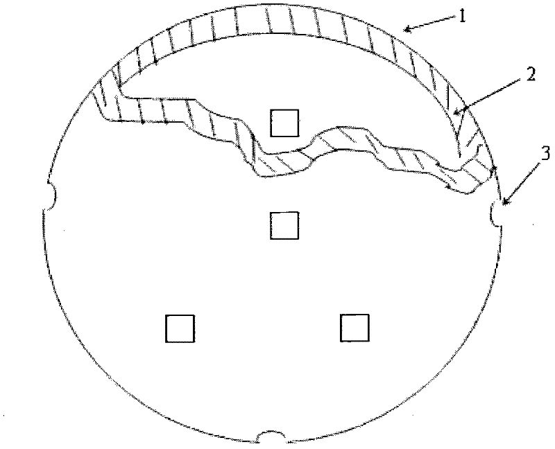 Method for preparing hollow perforated porcelain ball