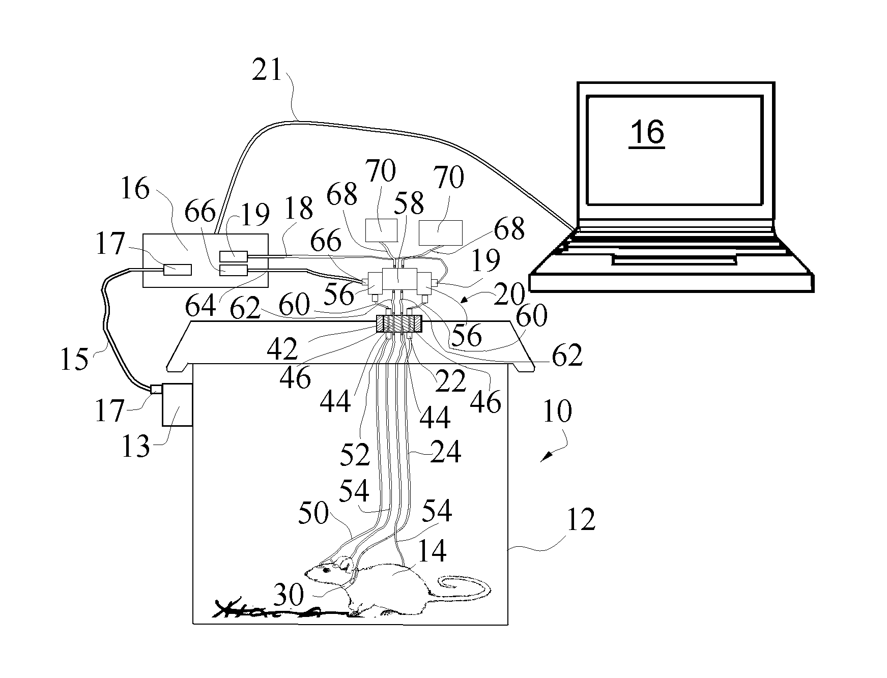 Full body plethysmographic chamber incorporating photoplethysmographic sensor for use with small non-anesthetized animals